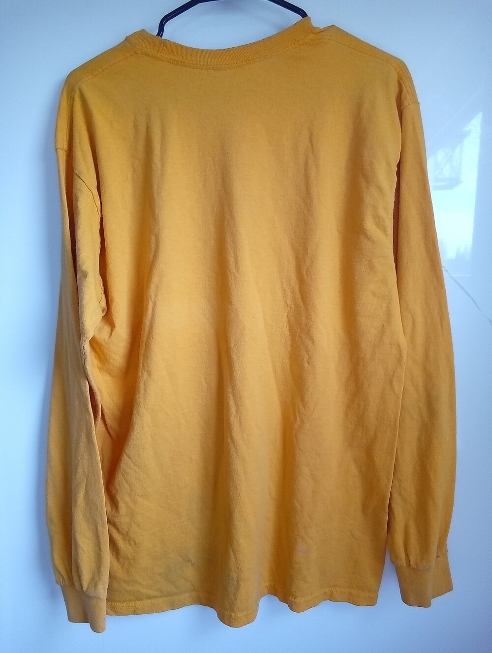 The Dead Milkmen "Big Lizard" Yellow Long Sleeve Graphic Tee - Picture 4 of 8